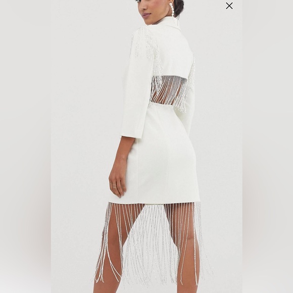 Embellished fringe blazer dress - Picture 5 of 5